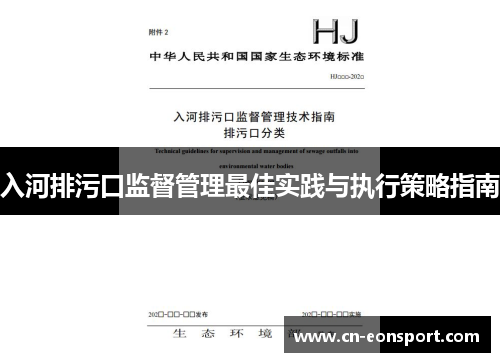入河排污口监督管理最佳实践与执行策略指南